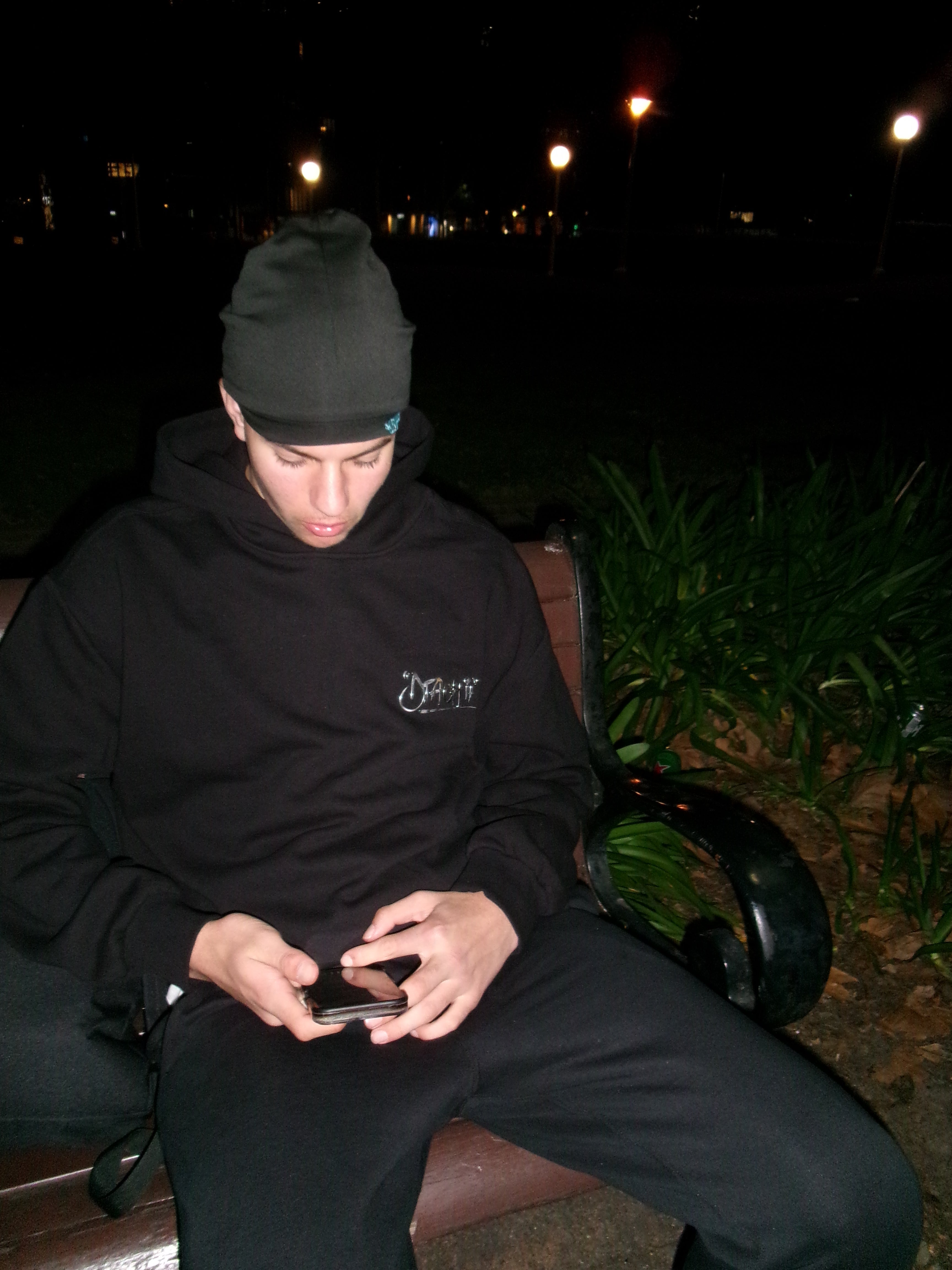 Dtachit Silver Graffiti Hoodie