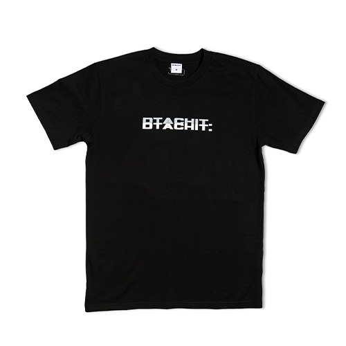 Dtachit puff tee - black