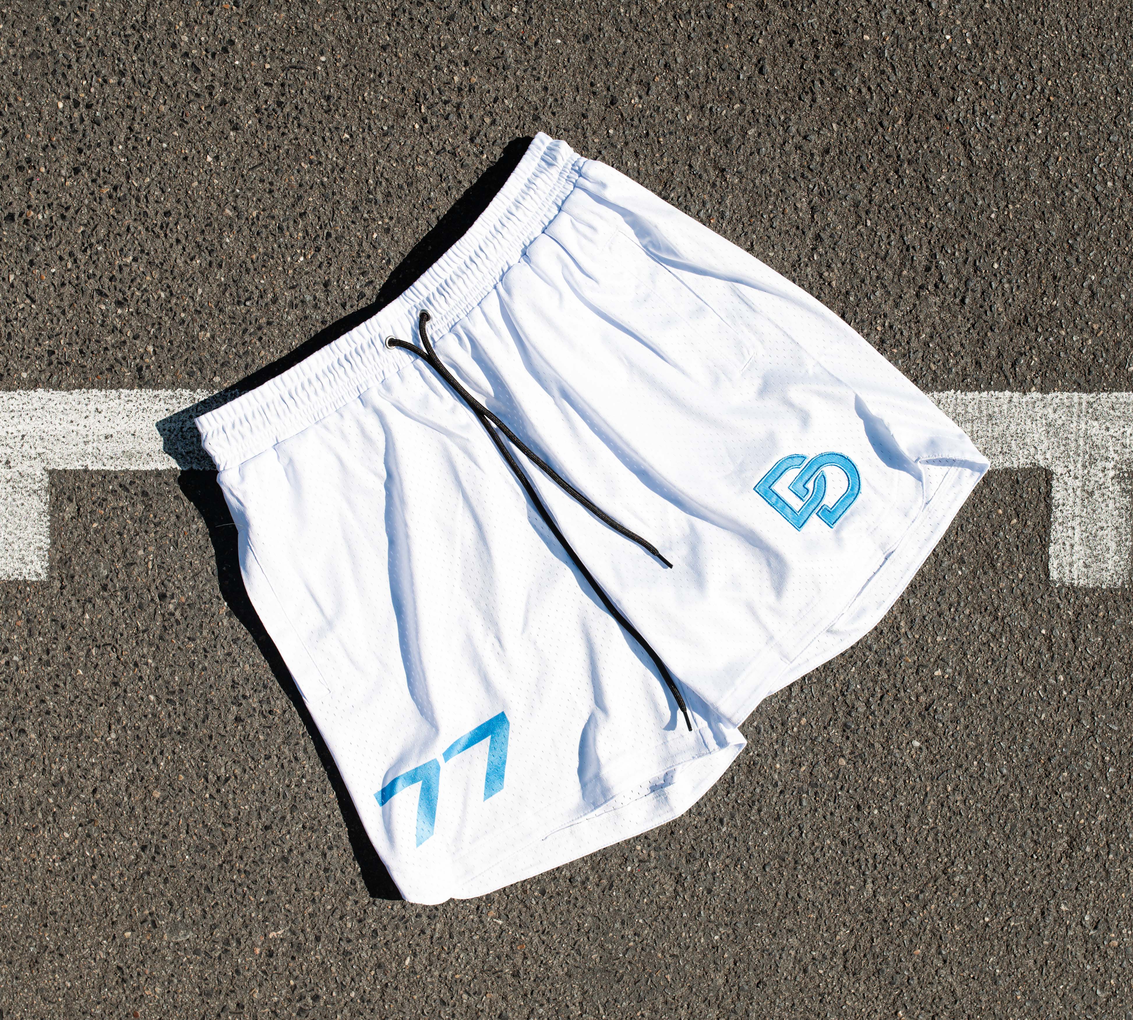 Evolved White Basketball Shorts