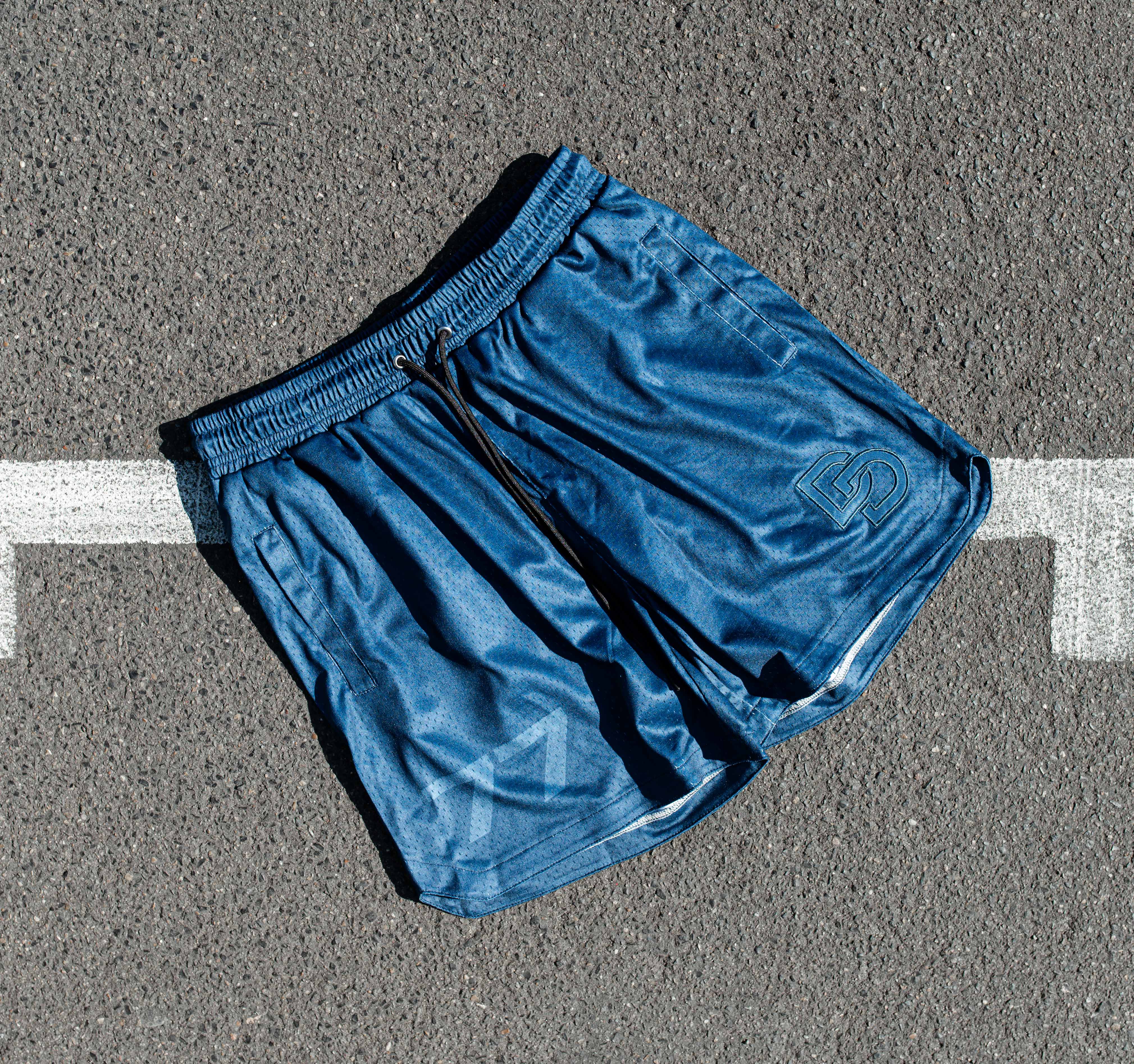 Evolved Navy Basketball Shorts