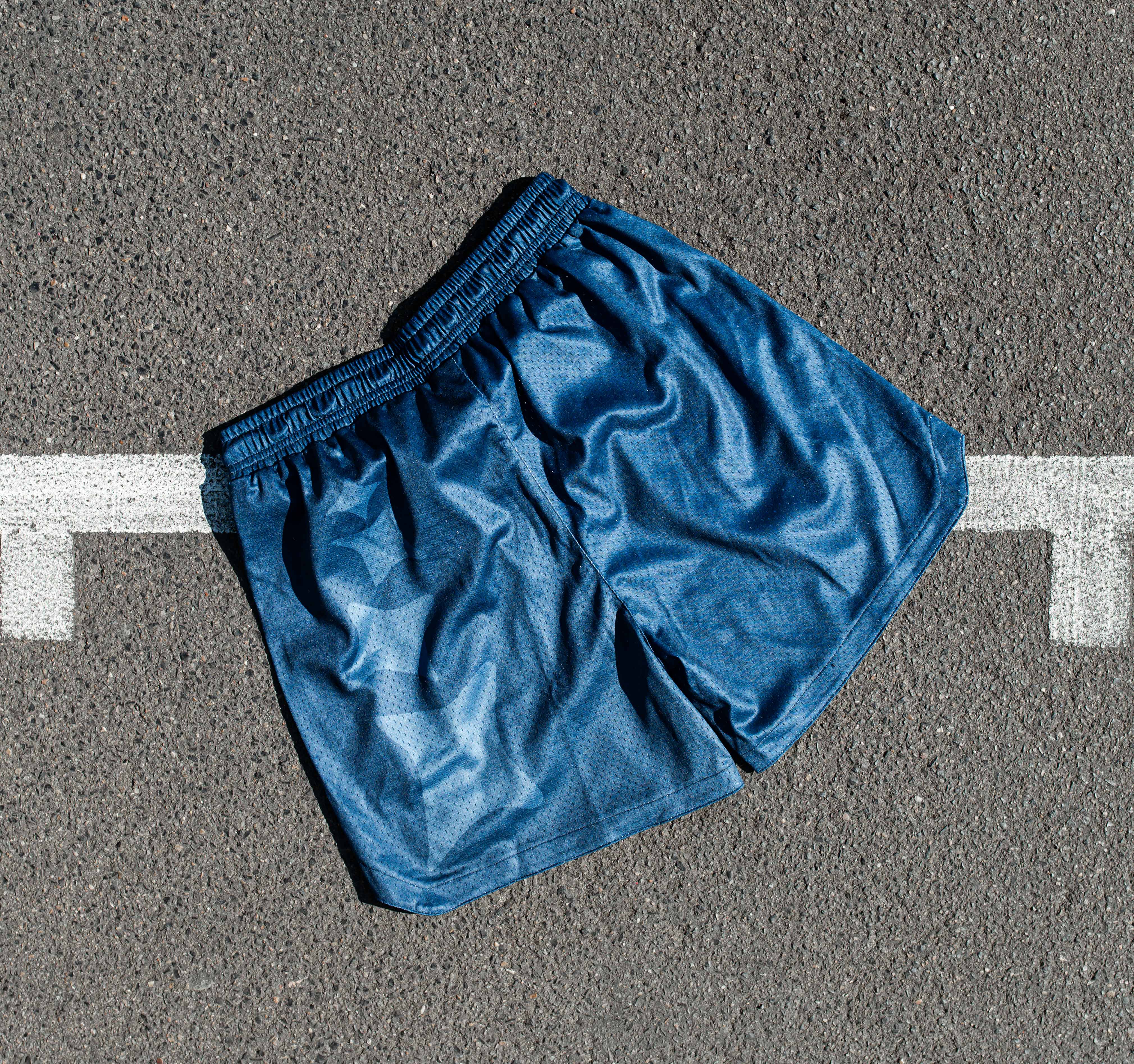 Evolved Navy Basketball Shorts