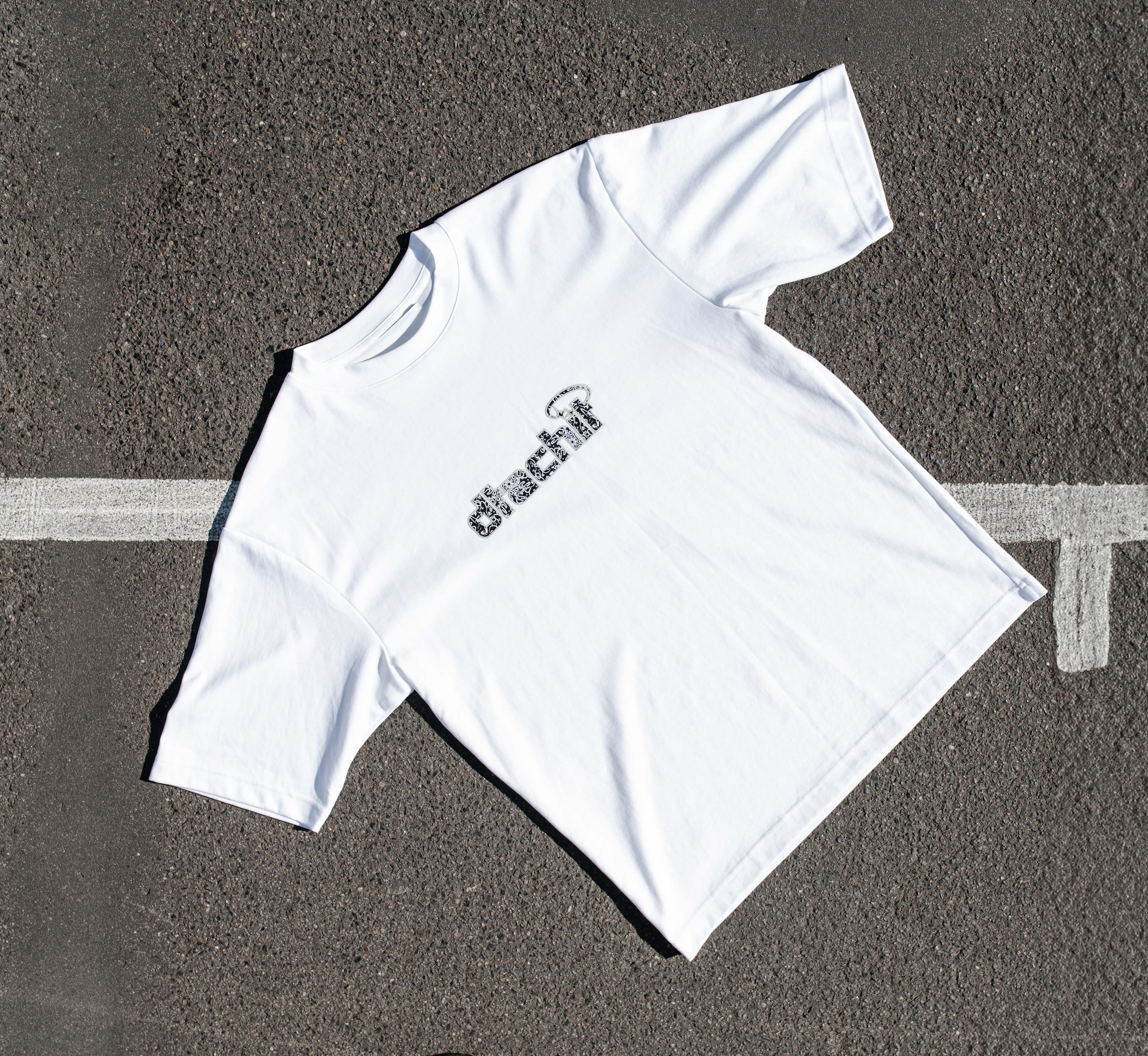 White Dtachit Sketch Tee