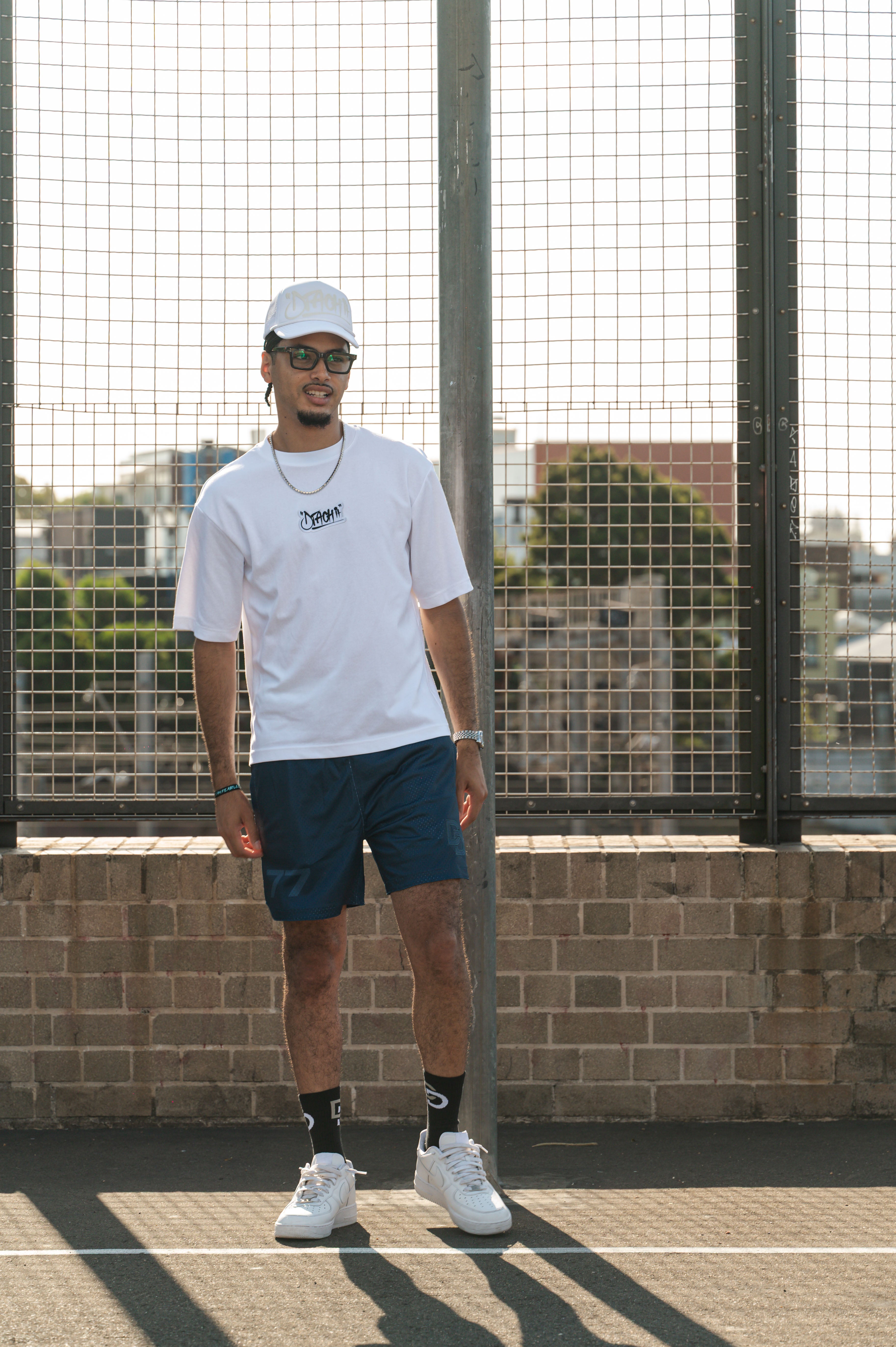 Dtachit White Graffiti Tee