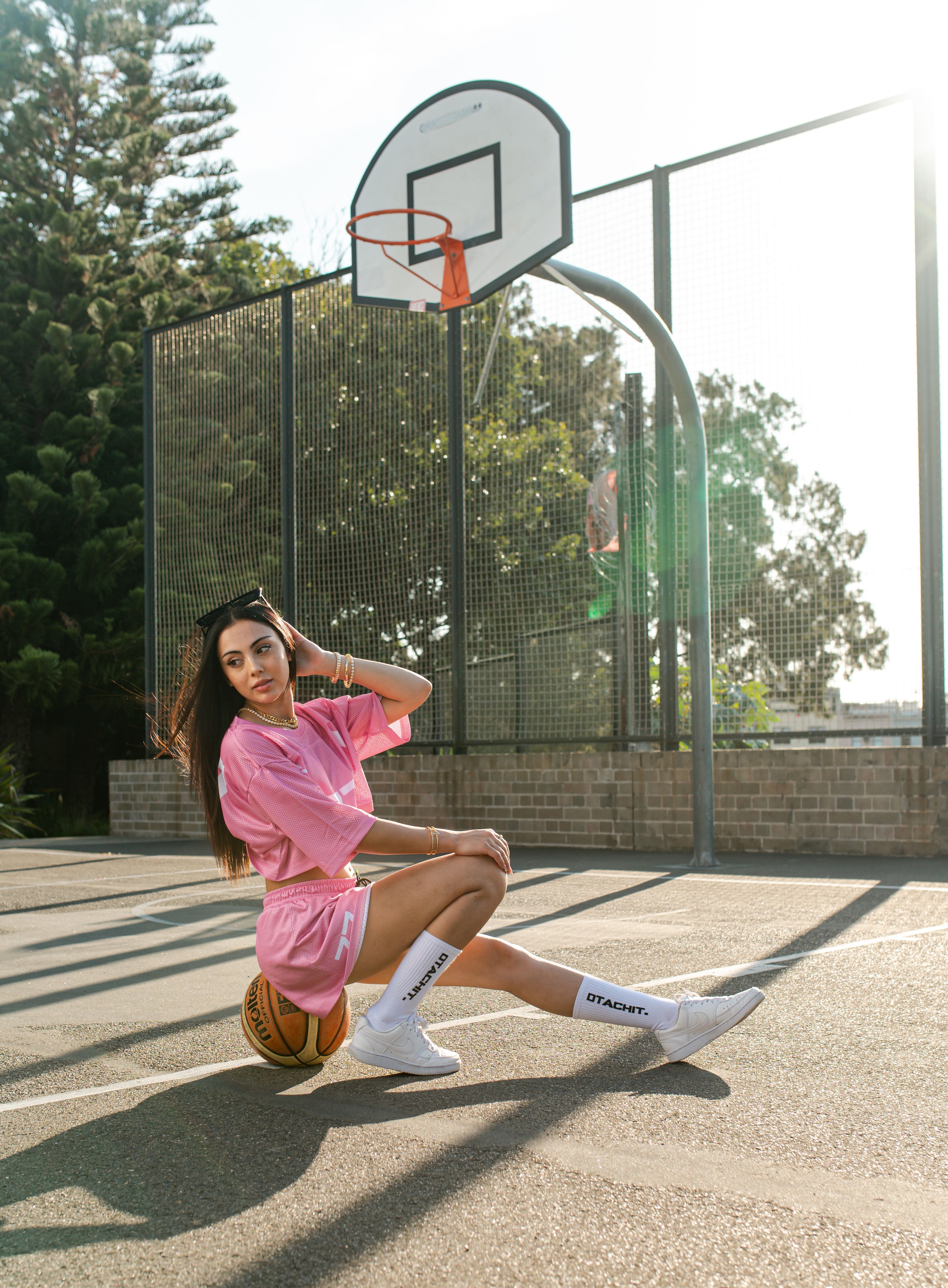 Pink 77 Dtachit Crop