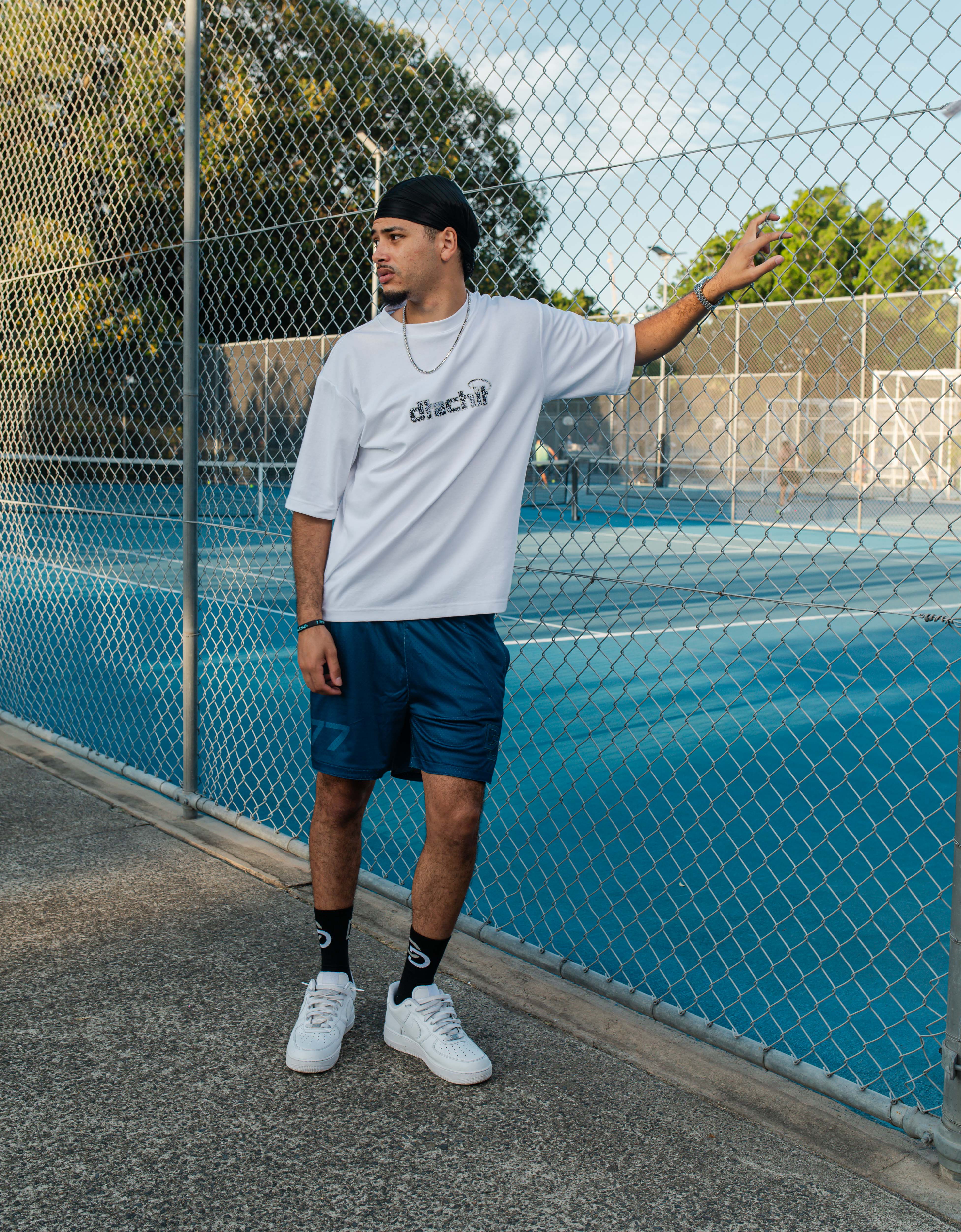 Evolved Navy Basketball Shorts