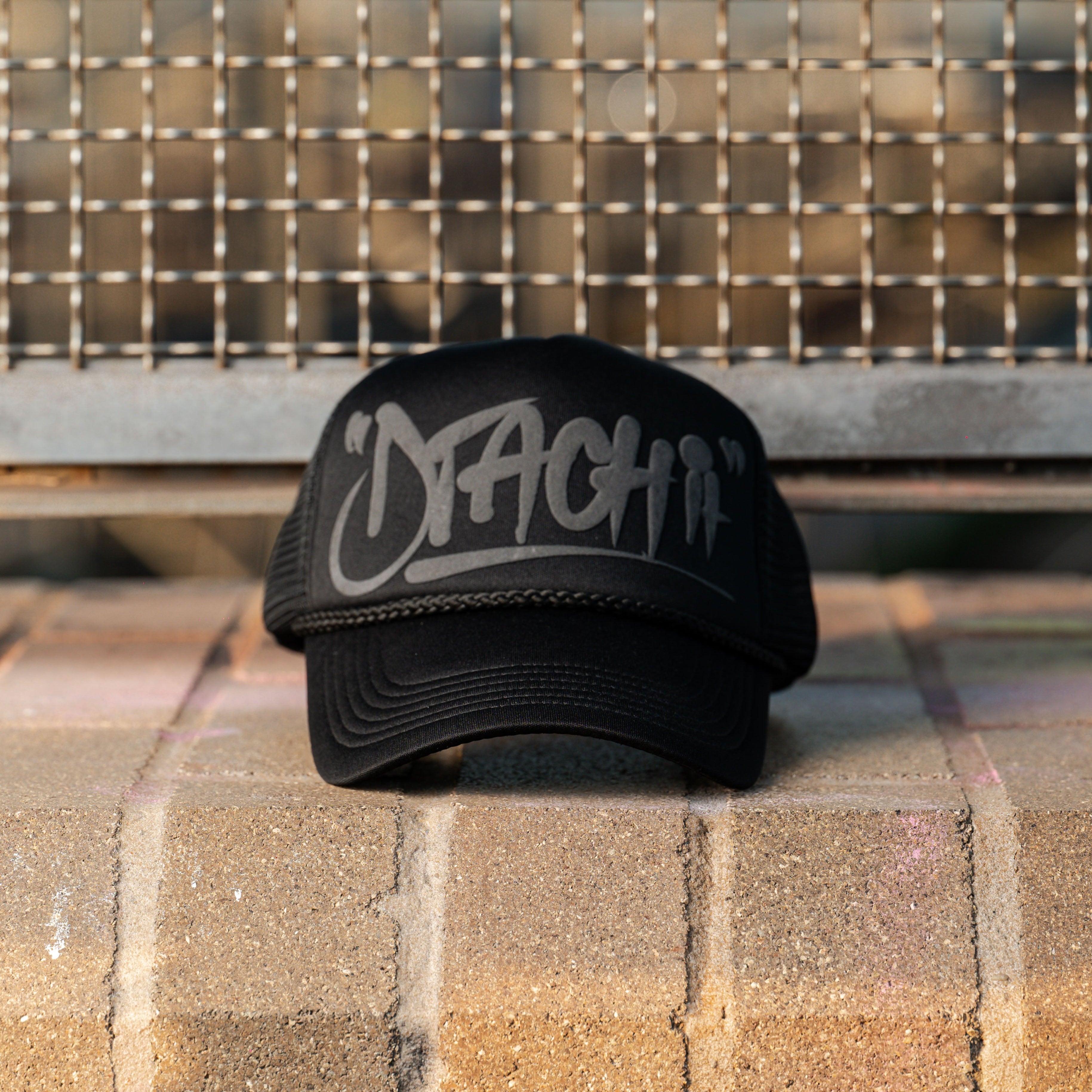 Evolved Dtachit Black Trucker Hat