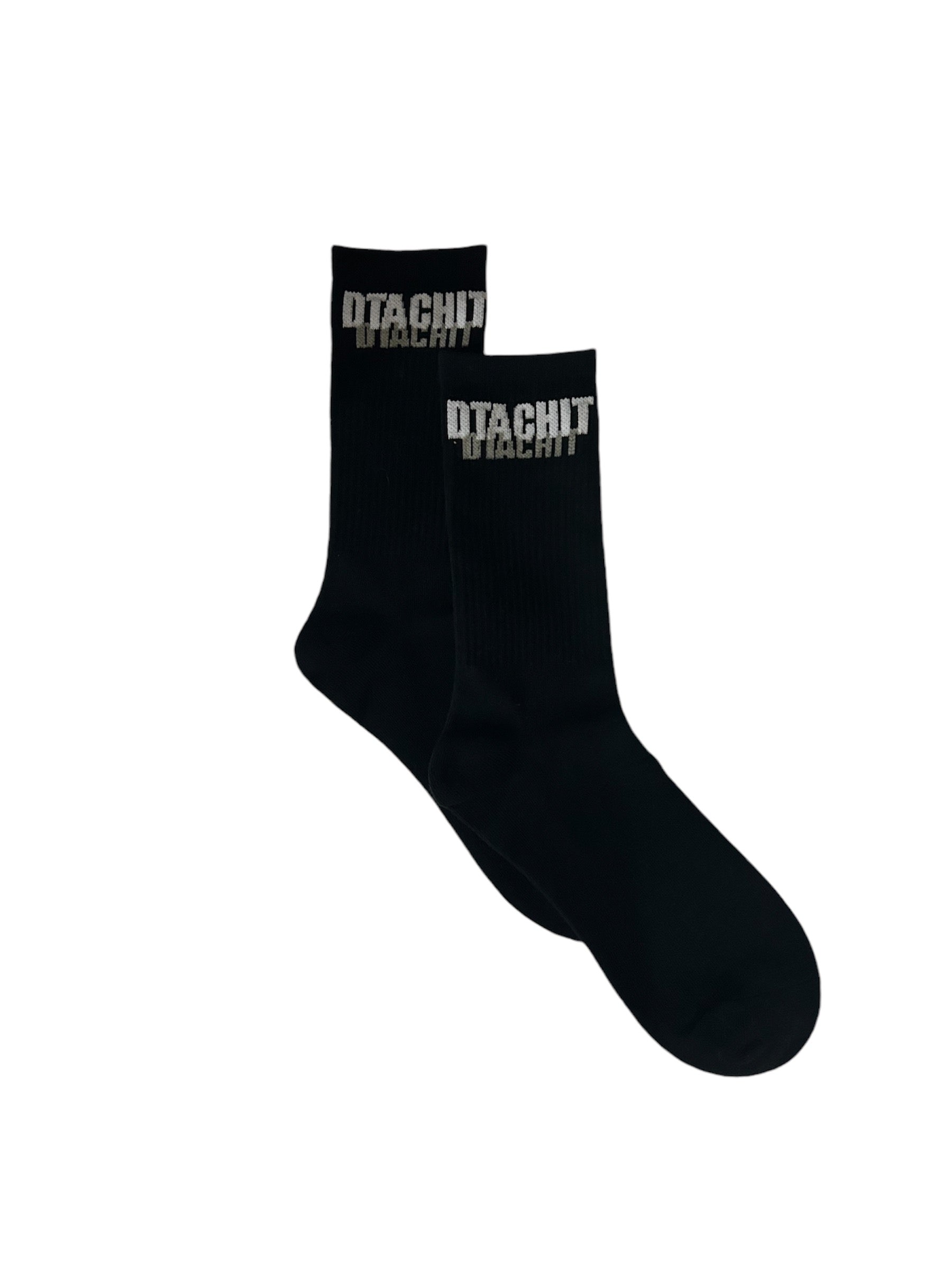 Black Dtachit Socks