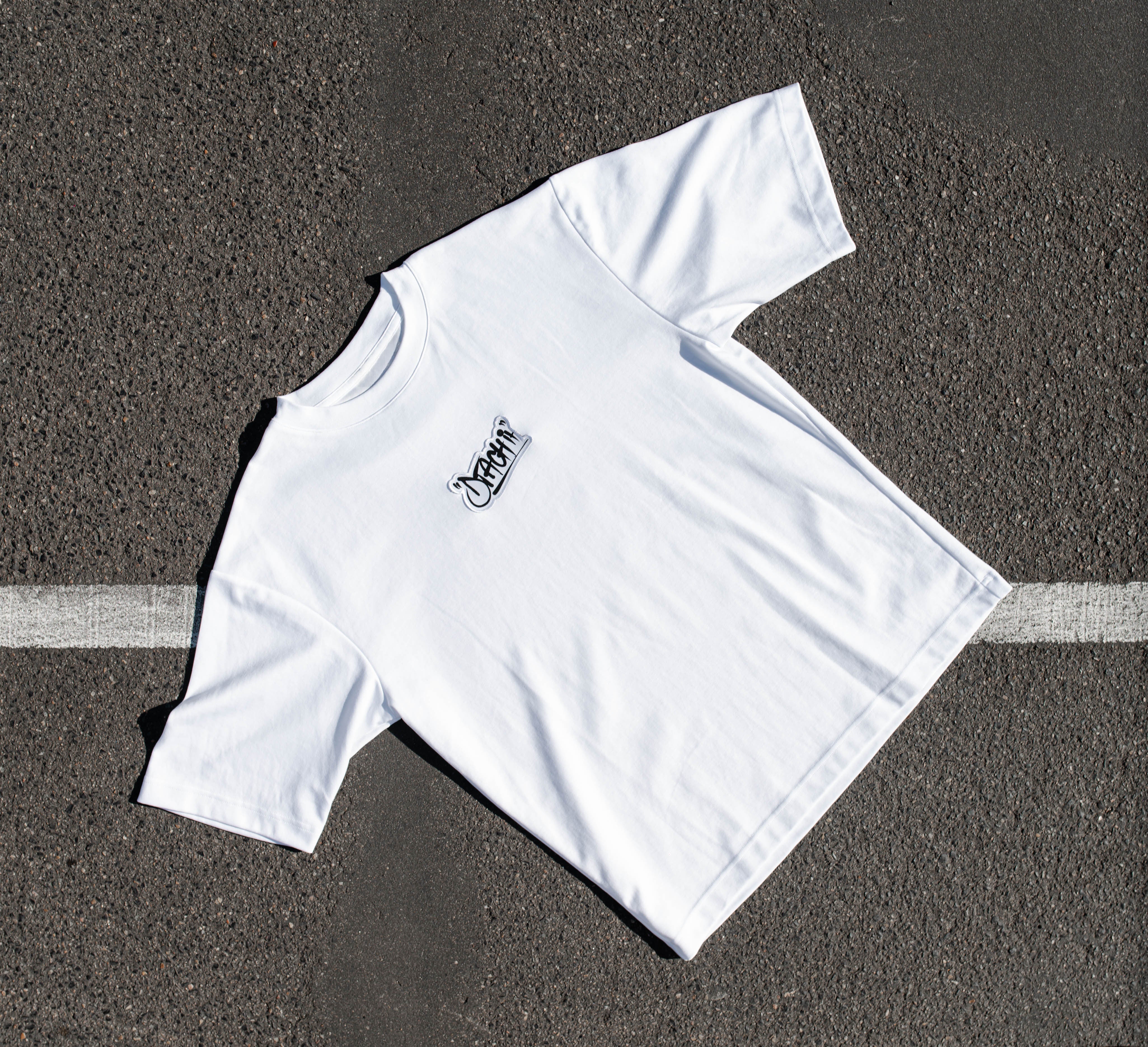 Dtachit White Graffiti Tee