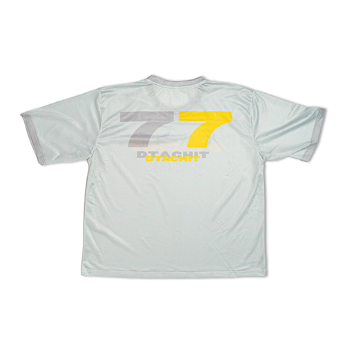 Dtachit Grey Mesh Oversized Jersey