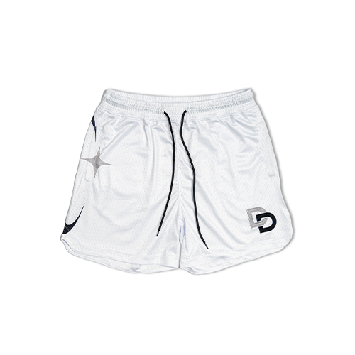 Dtachit White Star Basketball shorts